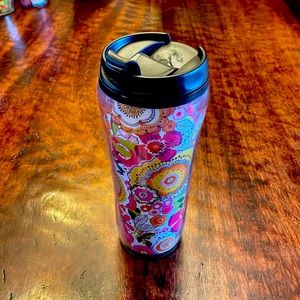 Vera Bradley double insulated 20 oz mug